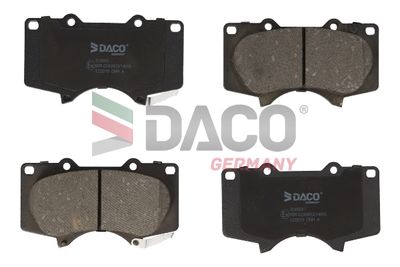 324569 DACO Germany Комплект тормозных колодок, дисковый тормоз