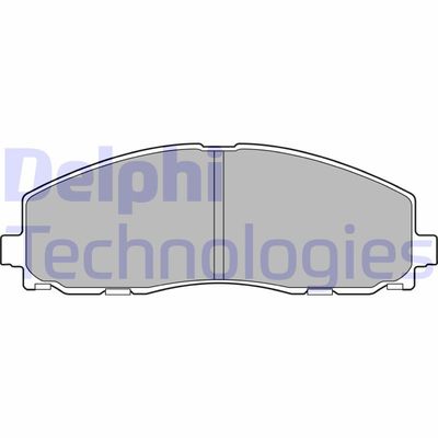 LP2694 DELPHI Комплект тормозных колодок, дисковый тормоз
