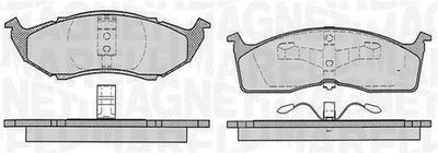 363916060785 MAGNETI MARELLI Комплект тормозных колодок, дисковый тормоз