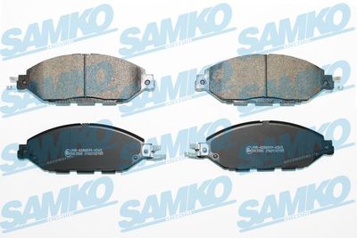 5SP2185 SAMKO Комплект тормозных колодок, дисковый тормоз