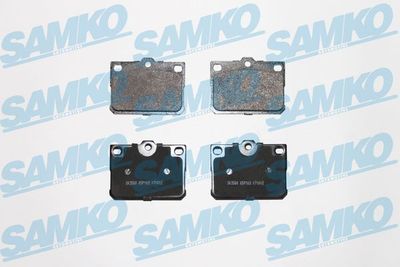 5SP169 SAMKO Комплект тормозных колодок, дисковый тормоз