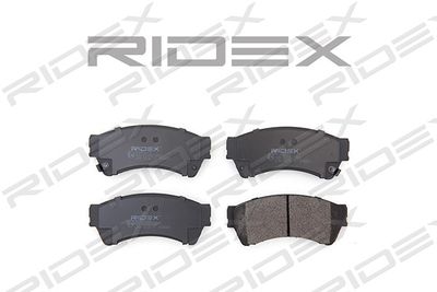 402B0419 RIDEX Комплект тормозных колодок, дисковый тормоз