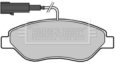 BBP2318 BORG & BECK Комплект тормозных колодок, дисковый тормоз