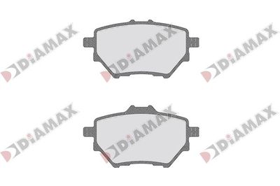 N09714 DIAMAX Комплект тормозных колодок, дисковый тормоз