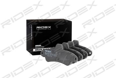 402B0232 RIDEX Комплект тормозных колодок, дисковый тормоз