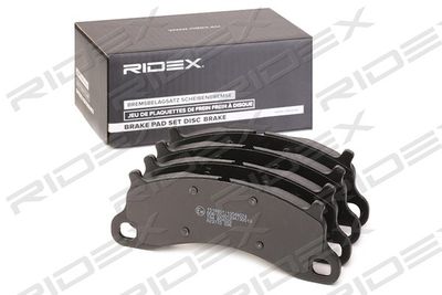 402B1177 RIDEX Комплект тормозных колодок, дисковый тормоз