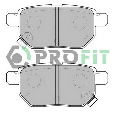 50002013C PROFIT Комплект тормозных колодок, дисковый тормоз