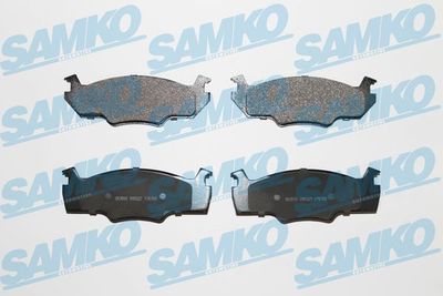 5SP227 SAMKO Комплект тормозных колодок, дисковый тормоз