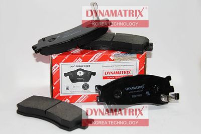 DBP1602 DYNAMATRIX Комплект тормозных колодок, дисковый тормоз