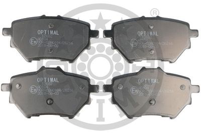 12682 OPTIMAL Комплект тормозных колодок, дисковый тормоз
