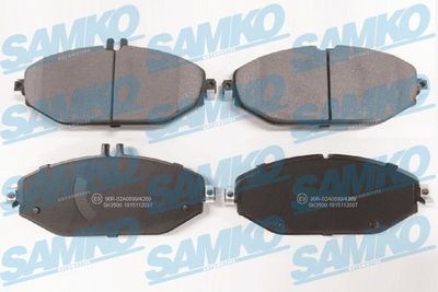 5SP2037 SAMKO Комплект тормозных колодок, дисковый тормоз