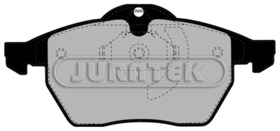JCP1068 JURATEK Комплект тормозных колодок, дисковый тормоз