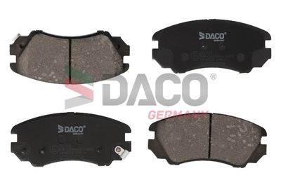 321728 DACO Germany Комплект тормозных колодок, дисковый тормоз