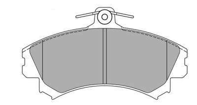 FBP1041 FREMAX Комплект тормозных колодок, дисковый тормоз