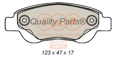 70417006 IAP QUALITY PARTS Комплект тормозных колодок, дисковый тормоз