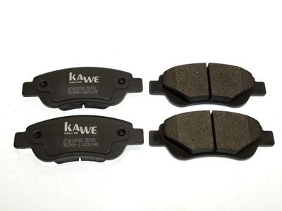 810092 KAWE Комплект тормозных колодок, дисковый тормоз