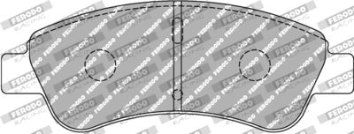 FCP1399R FERODO RACING Комплект тормозных колодок, дисковый тормоз