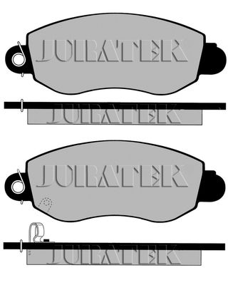 JCP5167 JURATEK Комплект тормозных колодок, дисковый тормоз