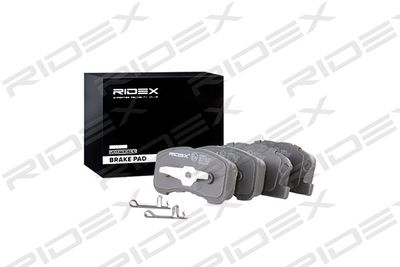 402B0483 RIDEX Комплект тормозных колодок, дисковый тормоз