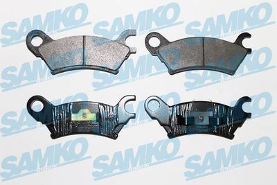 5SP370 SAMKO Комплект тормозных колодок, дисковый тормоз