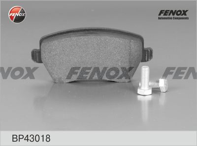 BP43018 FENOX Комплект тормозных колодок, дисковый тормоз