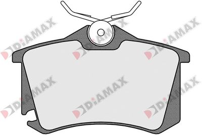 N09470 DIAMAX Комплект тормозных колодок, дисковый тормоз
