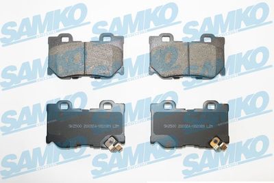 5SP2089 SAMKO Комплект тормозных колодок, дисковый тормоз