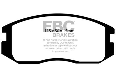 DP941 EBC Brakes Комплект тормозных колодок, дисковый тормоз