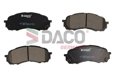 323610 DACO Germany Комплект тормозных колодок, дисковый тормоз