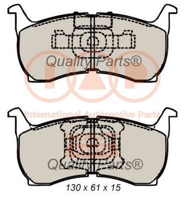 70411050 IAP QUALITY PARTS Комплект тормозных колодок, дисковый тормоз