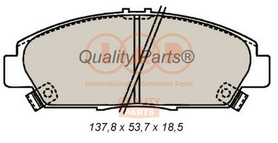 70406036 IAP QUALITY PARTS Комплект тормозных колодок, дисковый тормоз