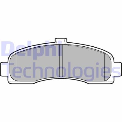 LP779 DELPHI Комплект тормозных колодок, дисковый тормоз