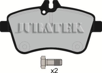 JCP1750 JURATEK Комплект тормозных колодок, дисковый тормоз