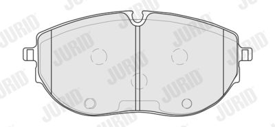 574078J JURID Комплект тормозных колодок, дисковый тормоз