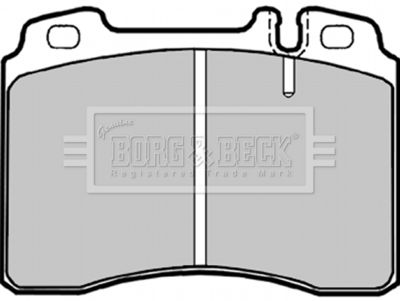 BBP1181 BORG & BECK Комплект тормозных колодок, дисковый тормоз