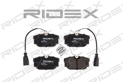 402B0201 RIDEX Комплект тормозных колодок, дисковый тормоз