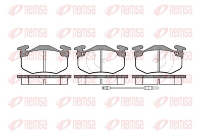 014402 REMSA Комплект тормозных колодок, дисковый тормоз