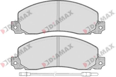 N09156 DIAMAX Комплект тормозных колодок, дисковый тормоз