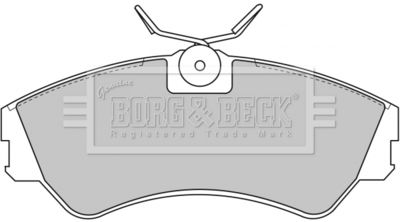 BBP1316 BORG & BECK Комплект тормозных колодок, дисковый тормоз