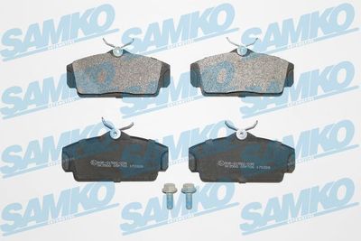 5SP706 SAMKO Комплект тормозных колодок, дисковый тормоз