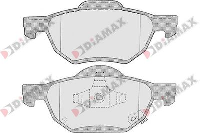 N09363 DIAMAX Комплект тормозных колодок, дисковый тормоз