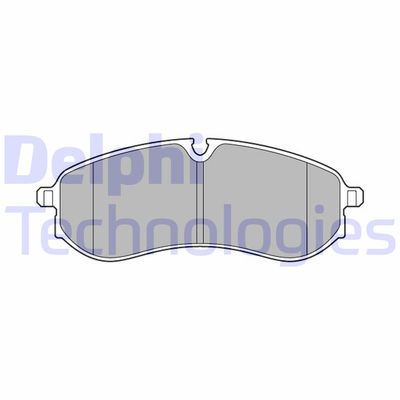 LP3641 DELPHI Комплект тормозных колодок, дисковый тормоз