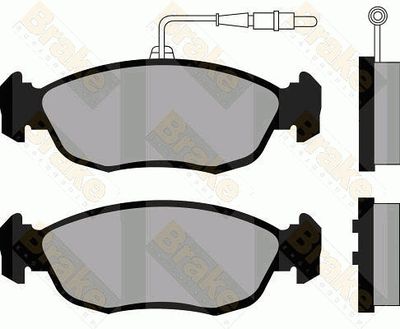 PA975 Brake ENGINEERING Комплект тормозных колодок, дисковый тормоз