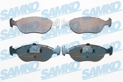 5SP592 SAMKO Комплект тормозных колодок, дисковый тормоз