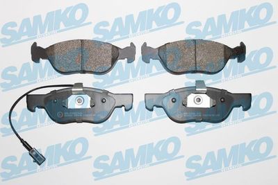 5SP646 SAMKO Комплект тормозных колодок, дисковый тормоз
