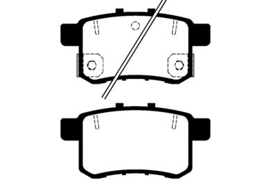 RA09821 RAICAM Комплект тормозных колодок, дисковый тормоз