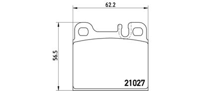 P50005 BREMBO Комплект тормозных колодок, дисковый тормоз