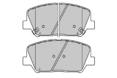 KBP3060 KAVO PARTS Комплект тормозных колодок, дисковый тормоз
