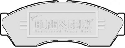 BBP2118 BORG & BECK Комплект тормозных колодок, дисковый тормоз