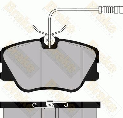 PA532 Brake ENGINEERING Комплект тормозных колодок, дисковый тормоз